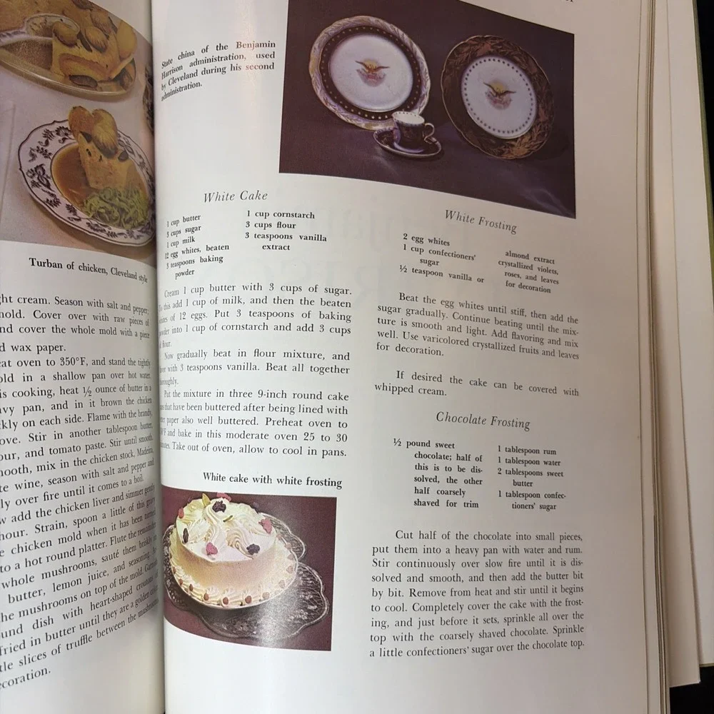 VTG The First Ladies‎ Cook Book 1965 Hardcover White House President Recipes